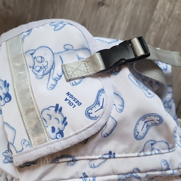 Bag l Asian mall brand l Lola l blue pattern l bag l travel over night bag - Picture 3 of 14